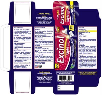 Image Description (Excinol Night 30 Cap Newbox)